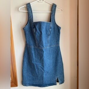 ASOS Design Mini Denim Tank Top Dress Sz 8